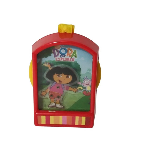 Dora the Explorer Toy Keychain 2002 Spin Game Basic Fun Red Yellow Backpack Clip - Picture 6 of 6